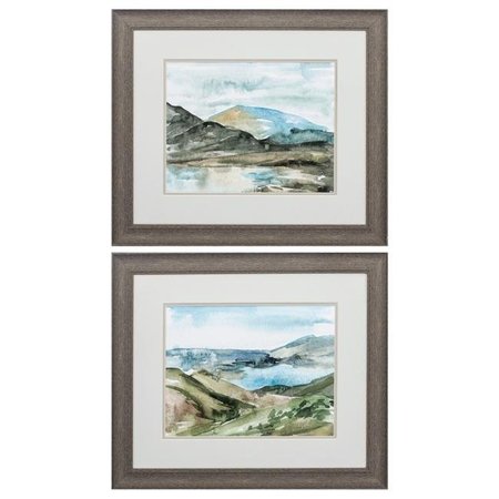 PROPAC IMAGES Propac Images 2543 Watercolor Views Wall Art - Pack of 2 2543